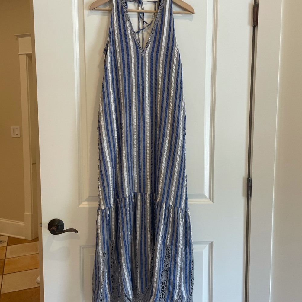 By Anthropologie Crochet Women’s Maxi Dress - Picture 2 of 9